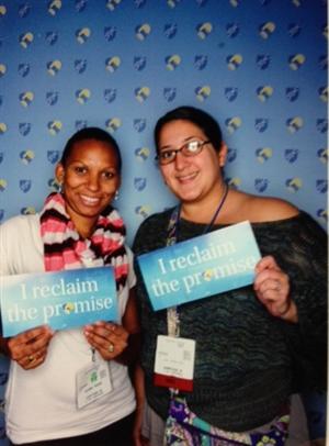 Ms. Thadal and Mrs. Rivera 