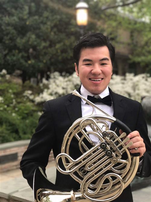 Mr. Ho's with a French Horn 