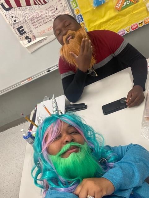 Crazy Hair and Facial Hair Day! 